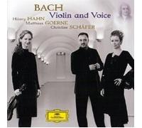 HILARY HAHN "BACH VIOLIN AND VOICE" CD NEW