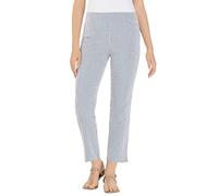 Hilary Radley Ladies' Seersucker Pull-On Ankle Pant - - XXL