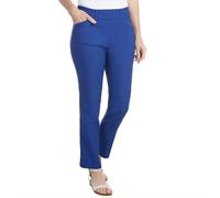 Hilary Radley Women Mid-Rise Stretch Pull-On Ankle Pant, Mazarine Blue, XXL