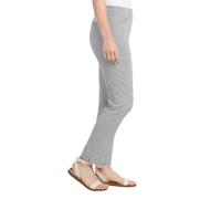 Hilary Radley Women Mid-Rise Stretch Pull-On Ankle Pant, Off-white & Black Combo Small Plaid, XXL