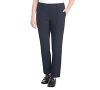 Hilary Radley Women's Pull-On Pant with Built-in Tummy Control Panel, Navy, XXL