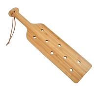 HILAZA 17 Inch Large Bamboo Wood Paddle Wooden Paddle with Airflow Holes
