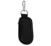 HilBeliFU 10 Holes Essential Oil Carrying Case, Oxford Zipper Essential Oil Travel Case, Portable Essential Oil Storage Bag with Key Chain for Storaging 2/3ml Roller Bottles