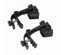 HilBeliFU 2Pcs Drum Mic Clips, 18mm to 22mm Adjustable Drum Microphone Clip, Sturdy Shockproof Drum Mic Clip Mount, Portable Plastic Drums Microphone Mounts, 5.19x2.75x1.02in