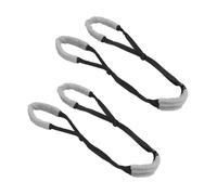 HilBeliFU 2Pcs Sling for Dogs Back Legs, Soft Dog Hind Leg Support Harness with Adjustable Buckle, Webbing Dog Support Sling, Flexible Dogs Back Leg Harness, 15.75in-27.56in, Black