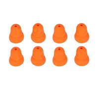 HilBeliFU 8Pcs Replacement Earbud Tips, Soft Silicone Ear Tips Set, Noise Reduction Replacement Earplugs Compatible with Se846 Se535 Se215, Inner Hole Range 2.0 to 3.5mm Earbud