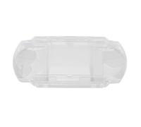 HilBeliFU Hard Clear Case Game Console, Shockproof Full Cover Protective Transparent Hard Case, Snap in Portable Protective Shell with Movie Bracket Compatible with 1000 Series Gaming Consoles