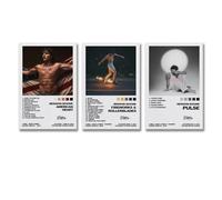 HILBEZFZH 3 PCS Benson Poster Boone Music Singer American Heart Album Cover Wall Art Canvas Posters Room Decorative Aesthetic Print Decor 20x30inch(50x75cm)-3pcs Style-4
