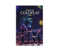HILBEZFZH Coldplay Poster Music Rock Band Vintage Live Posters for Room Aesthetic Canvas Wall Art Bedroom Decor12x18inch(30x45cm)