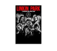 HILBEZFZH Linkin Poster Park Music Rock Band Vintage Posters for Room Aesthetic Canvas Wall Art Bedroom Decor12x18inch(30x45cm)
