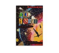 HILBEZFZH Radiohead Music Rock Band Vintage Collage Posters for Room Aesthetic Canvas Wall Art Bedroom Decor12x18inch(30x45cm)