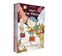 Hildafolk Comics Collection 6 Books Set By Luke Pearson (Hilda and the Stone Forest, Hilda and the Black Hound, Hilda and the Bird Parade & More)