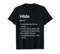 Hilde Name Definition Dictionary Value Graphic T-Shirt