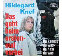 Hildegard Knef - Das Geht Beim Ersten Mal Vorbei - Decca - D 19 613