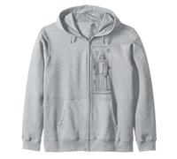 Hildegard of Bingen Saint Hildegard Zip Hoodie