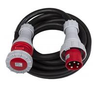 Hilec 10M 63A Male - 63A Female 3PH 6mm 5C Cable 3 Phase 415V H07RN-F Rubber