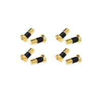 HILEEN 4 Pairs Replacement Screws for Ray-Ban RB3025 RB3445 RB3549 RB3533 RB3293 RB3569 RB3483 Sunglass-Gold