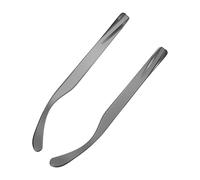 HILEEN Replacement Temple Arms Legs for Oakley Frogskins OO9013|Frogskins Lite OO9374|Frogskins XS OJ9006 Sunglasses, Clear Grey, One Size