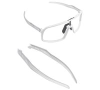 HILEEN Replacement Temple Arms Legs for Oakley Sutro OO9406|Sutro Lite OO9463|Sutro Lite Sweep OO9465 Sunglasses-Clear Grey