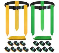 Hilhook Flag Football Belts, 14 Player Flag Football Set with 42 Flags for Kids Youth and Adults Training Equipment