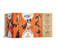 HiLife Adult Wet Dog Food, Mixed Chicken Recipes, Complete Dog Food Pouches, 100% Natural ingredients, Multipack Chicken with Duck, Beef, Tuna, Salmon