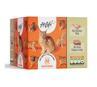 HiLife Mature Wet Cat Food - Chicken Pate & Tuna in Jelly - 32x70g Pou