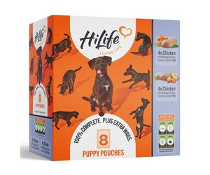 HiLife Chicken Recipes Wet Puppy Food - 8 x 150g