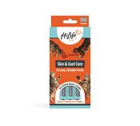 HiLife Functional Cat Lick Treats (5 x 15g Box), Skin & Coat Support, Lickable Cat Treats, 100% Natural Ingredients with Chicken Breast & Sa