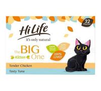 Hilife It's Only Natural Cat - 32 X 70G Pouch The Big Kitten One