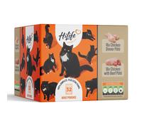 HiLife It's Only Natural Cat Pouch Multipack The Big Chicken One In Jelly 32x70g