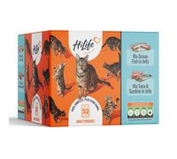 HiLife Its Only Natural Cat Pouch Multipack The Big Fishy One In Jelly