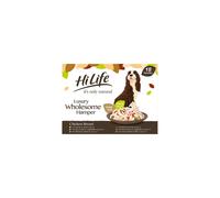 HiLife it's only natural Wet Dog Food - The Luxury Wholesome Hamper with Chicken Breast, Tuna, Salmon, Beef, Vegetables, Multipack of 36 Pouches x