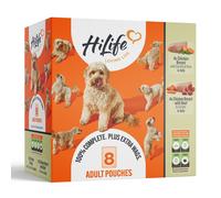 HiLife Jelly Selection Adult Wet Dog Food - 8 x 150g