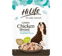 HiLife Luxury Chicken with Tuna and Garden Vegetables Dog Food - 15 x 100g