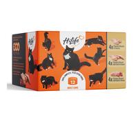 Hilife It's Only Natural Cat Can Luxury Meat Selection 12x70g (Pack of 4)