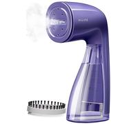 HiLIFE Steamer for Clothes, 1100W Clothes Steamer, Fast Wrinkle Removal with Large 300ml Tank, Ideal for All Fabrics, Easy to Use, Compact and Portable Travel Garment Steamer (Sapphire Purple)