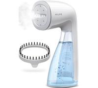 HiLIFE Steamer for Clothes, Handheld Clothes Steamer with Large 300ml Tank, 1100W Clothing Steamer, Fabric Wrinkle Remover, Portable & Compact Travel Size Garment Steamer ONLY FOR 120V (White)