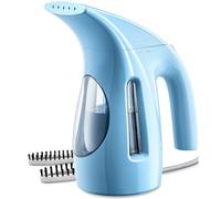 HiLIFE Steamer for Clothes, Portable Handheld Design, 240ml Big Capacity, 700W, Strong Penetrating Steam, Removes Wrinkle, for Home, Office and Travel(ONLY FOR 120V)(Sky Blue)