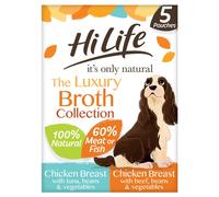 HiLife Its Only Natural The Luxury Broth Collection for Dogs - 5 x 100g