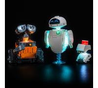 Hilighting Upgrade LED Light Kit Compatible with Lego Wall E and EVE Building Set, Light Decoration Compatible with Lego 43279 (Model Not Included)