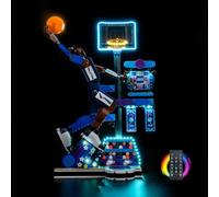 Hilighting - Upgraded LED Light Kit Compatible with Lego Nike Slam Dunk Building Set, RC Version Compatible with Lego 43010 (Model Not Included)