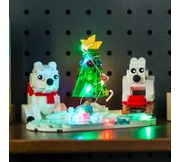 Hilighting Upgraded Led Light Kit for Lego Wintertime Polar Bears Building Set, Compatible with Lego 40571 (Model Not Included)