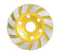 Hililand Diamond Grinding Disc for Ceramic Concrete Stone Polishing, 100 mm/4 in, Diamond Material, Compatible with High-speed Electric Wheels, Pneumatic Tools