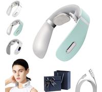 Hilipert Portable Neck Massager - Heat, Rechargeable, Therapexa 3D Kneading Deep Tissue Massage for Neck & Shoulders (Blue)