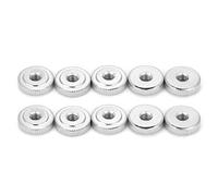 Hilitand 10 Pcs Din467 Gb807 M3 M4 M5 M6 M8 M10 Knurled Thumb Nuts (M5 (10pcs))