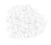 Hilitand 100 Piece Bushing Washer Set, Insulated Plastic Transistor Insulating Washer Kit (TW-6(100pcs))