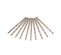 Hilitand 10pcs M35 HSS Cobalt Drill Bits, 2mm HSS-CO Drill Bits Set, Twist Drill Bits, for Drilling on Stainless Steel