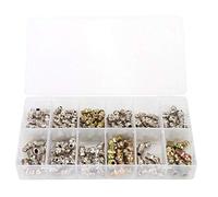 Hilitand 130pcs Grease Nipple, Straight Grease Nipple, 45 Degree Straight Grease Fitting Assortment Kits