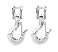 Hilitand 2 Pcs Safety Hook Swivel Lifting Hook 650 Kg S304 Stainless Steel Swivel Lifting Hook Lifting Hook with Latch Rigging Accessory