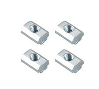 Hilitand 20pcs Standard Sliding Nut Galvanized Carbon Steel Sliding T-Slot Nut for Aluminum Profile Accessories(T-Nut-Muttern Typ 40 M8)